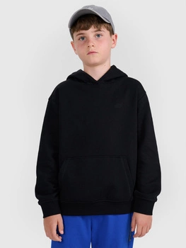 Bluza dresowa nierozpinana z kapturem chłopięca 4F 4FJWMM00TSWSM1860-20S