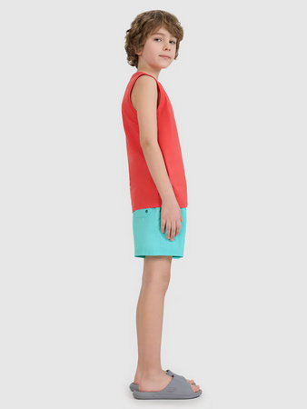 Spodenki plażowe boardshorty chłopięce 4F 4FJWSS25UBDSM117-47S