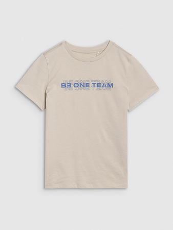 T-shirt chłopięcy bawełniany 4F 4FJWSS25TTSHM2186-12S