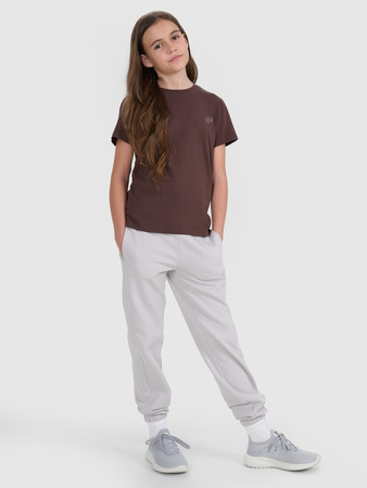 T-shirt regular gładki (ZESTAW 2 szt.) dziecięcy 4F 4FJRAW25TTSHU3157-90S