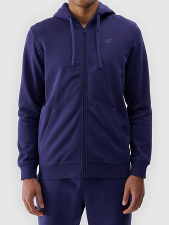 Bluza dresowa rozpinana z kapturem męska 4F 4FWMM00TSWSM1768-31S