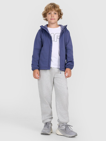 Kurtka softshell wiatroodporna membrana 5000 chłopięca 4F 4FJRAW25TSOFM516-32S