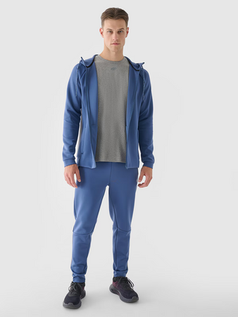 Bluza treningowa rozpinana z kapturem męska 4F 4FWAW24TFSWM405-32S