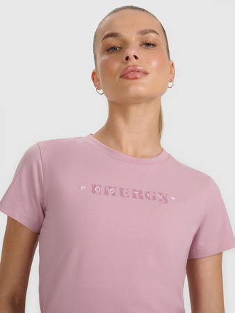 T-shir damski z nadrukiem 4F 4FRAW25TTSHF3228-56S