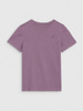 T-shirt regular gładki dziewczęcy 4F 4FJWSS25TTSHF2177-51S