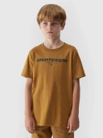 T-shirt z nadrukiem chłopięcy 4F Junior