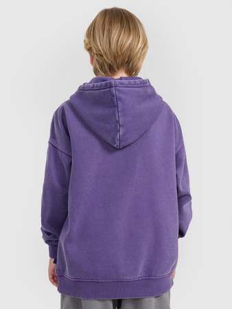 Bluza dresowa nierozpinana z kapturem chłopięca 4F 4FJRAW25TSWSM2344-51S