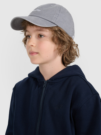 Bluza dresowa rozpinana z kapturem chłopięca 4F 4FJRMM00TSWSM2481-31S