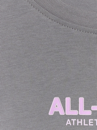 T-shirt oversize z nadrukiem dziewczęcy 4F 4FJWAW25TTSHF2387-23S