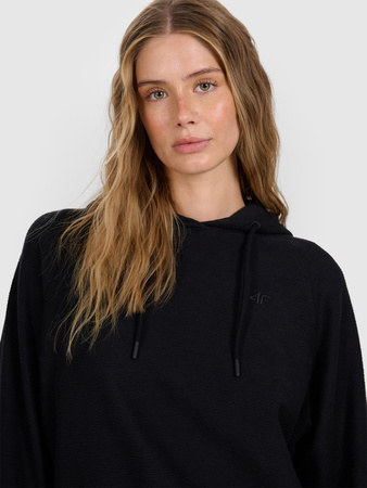 Bluza nierozpinana z kapturem damska 4F 4FRAW25TSWSF2544-20S