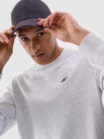 Bluza dresowa nierozpinana bez kaptura męska 4F 4FWMM00TSWSM1767-27M