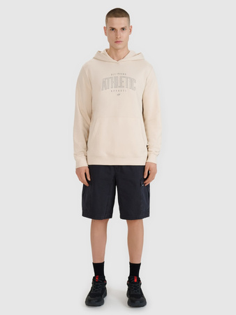 Bluza dresowa nierozpinana z kapturem męska 4F 4FRSS25TSWSM2201-12S