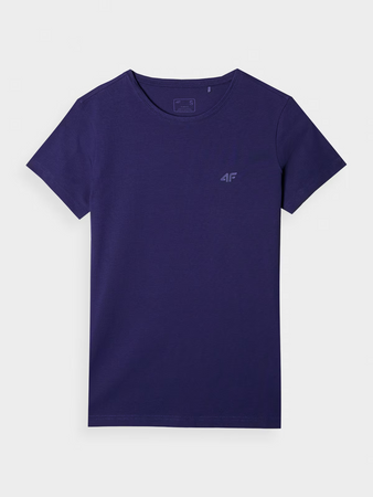 Koszulka damska bawełniana slim 4F 4FWMM00TTSHF2255-31S