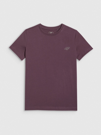 T-shirt regular gładki (ZESTAW 2 szt.) dziecięcy 4F 4FJRAW25TTSHU3157-92S