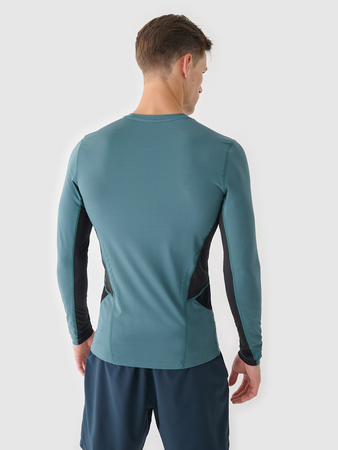 Longsleeve do biegania szybkoschnący męski 4F 4FWAW24TFLOM252-40S