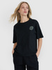 T-shirt oversize z nadrukiem damski 4F 4FWSS25TTSHF1993-20S