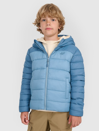 Kurtka puchowa z wypełnieniem syntetycznym chłopięca 4F 4FJRAW25TDJAM0770-32S