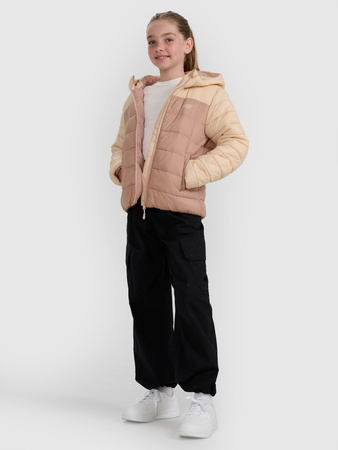 Kurtka puchowa z wypełnieniem syntetycznym dziewczęca 4F 4FJRAW25TDJAF0771-83S
