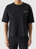 T-shirt oversize z nadrukiem damski 4F 4FRSS24TTSHF2089-20S