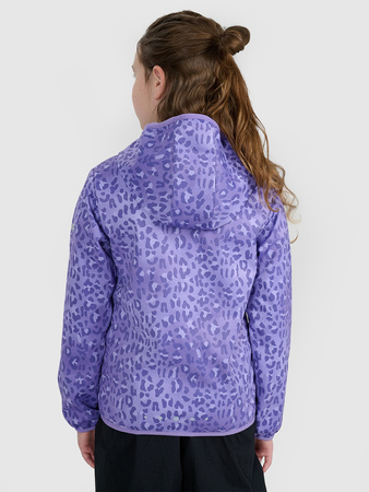 Kurtka softshell wiatroodporna membrana 5000 dziewczęca 4F 4FJRAW25TSOFF507-90A