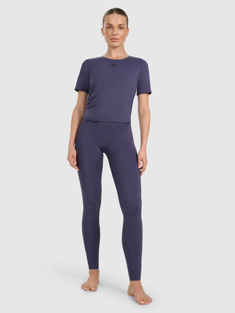 Legginsy do jogi i pilatesu szybkoschnące damskie 4F 4FWAW25TFTIF369-31S