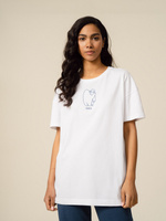 Damski t-shirt oversize OUTHORN