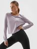 Longsleeve treningowy slim szybkoschnący damski 4F