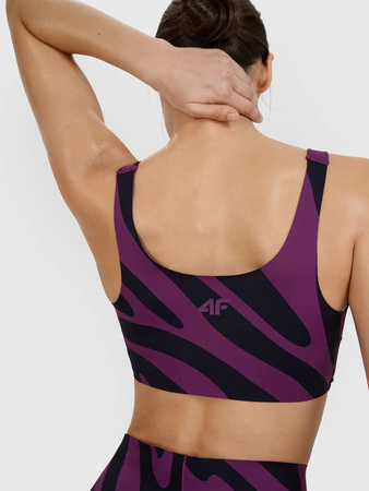 Biustonosz do jogi i pilatesu ze średnim wsparciem 4F 4FWSS25USBAF165-50A