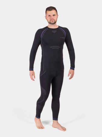 Bielizna bezszwowa termoaktywna męska (GÓRA + DÓŁ) BRUGI 4RCH-K9Q