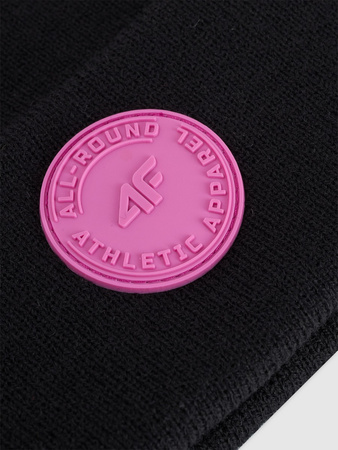 Czapka zimowa beanie dziewczęca 4F 4FJRAW25ACAPF0749-20S