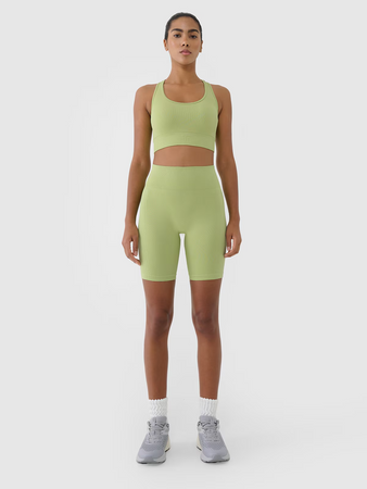 Legginsy kolarki bezszwowe treningowe damskie 4F 4FRSS25TFSTF022-42S