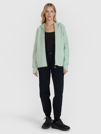 Bluza dresowa rozpinana z kapturem damska 4F 4FWSS25TSWSF1561-47S