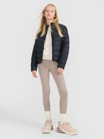 Kurtka dziewczęca puchowa z wypełnieniem syntetycznym 4F 4FJWSS25TDJAF515-20S