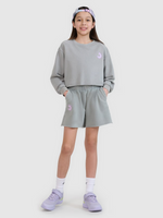 Bluza dresowa nierozpinana bez kaptura dziewczęca 4F 4FJWSS25TSWSF1504-25S