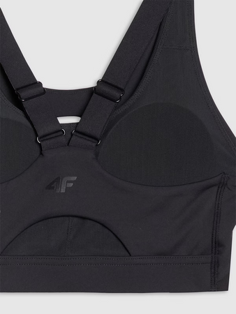 Biustonosz treningowy ze średnim wsparciem damski 4F 4FWSS25USBAF150-20S