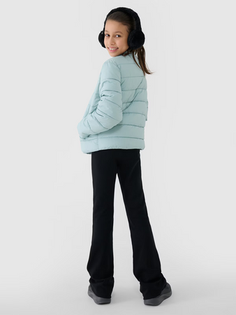 Kurtka dziewczęca puchowa z wypełnieniem syntetycznym 4F 4FJWSS25TDJAF515-47S