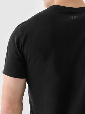 T-shirt regular z nadrukiem męski 4F 4FRAW24TTSHM2301-20S