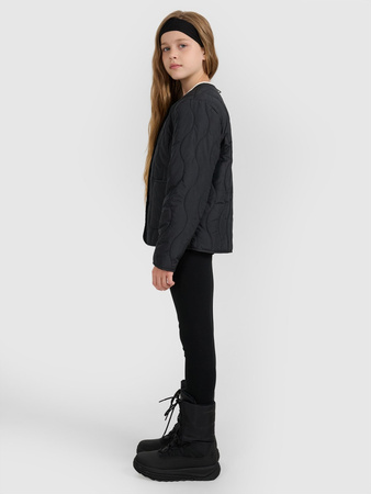 Kurtka puchowa z wypełnieniem syntetycznym dziewczęca 4F 4FJRAW25TDJAF0767-20S