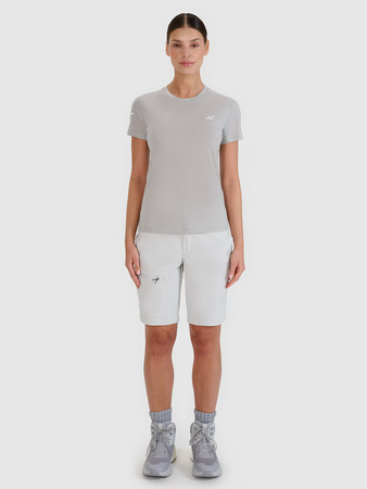 Koszulka trekkingowa z wełną Merino damska 4F 4FWSS25TFTSF1269-27S