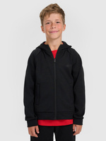 Bluza dresowa rozpinana z kapturem chłopięca 4F 4FJRAW25TSWSM2415-20S