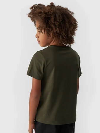 T-shirt gładki chłopięcy 4F