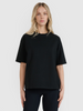 T-shirt oversize z nadrukiem damski 4F 4FRSS25TTSHF2692-20S