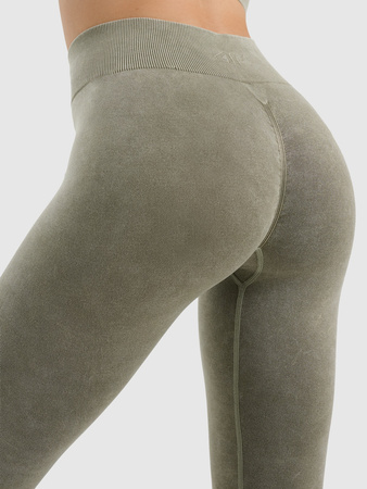 Legginsy do jogi i pilatesu bezszwowe damskie 4F 4FWAW25TFTIF407-41A