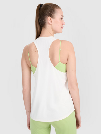 Top damski treningowy oversize szybkoschnący 4F 4FWSS25TFSLF412-11S