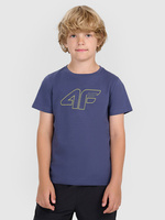 Chłopięcy t-shirt z nadrukiem 4F 4FJWAW25TTSHM2417-31S