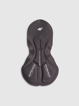 Legginsy krótkie rowerowe z żelowo-piankową wkładką męskie 4F 4FWSS25TFSTM030-20S