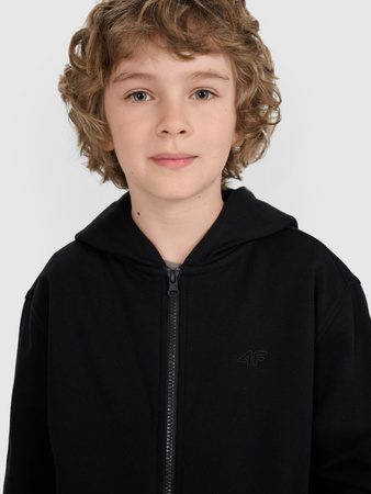 Bluza dresowa rozpinana z kapturem chłopięca 4F 4FJRMM00TSWSM2481-20S