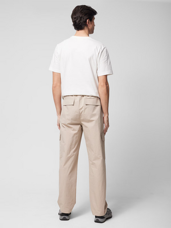 Spodnie tkaninowe cargo męskie Outhorn OTHWSS24TTROM637-83S