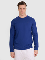 Longsleeve regular gładki męski 4F 4FWMM00TLONM432-031S