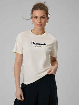 T-shirt loose z nadrukiem damski 4F 4FRAW25TTSHF3409-12S